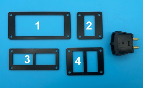 Air ride suspension faceplates - air,