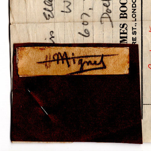 Henri mignet signed clip - mignet,