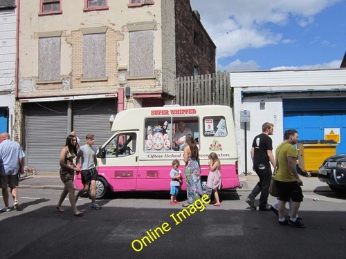 Photo 6x4 ice cream van - photo,