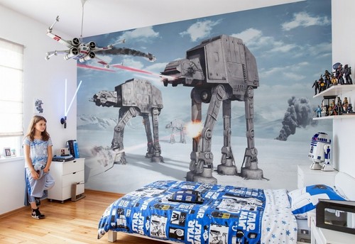 Star wars bedroom - bedroom, wallpaper