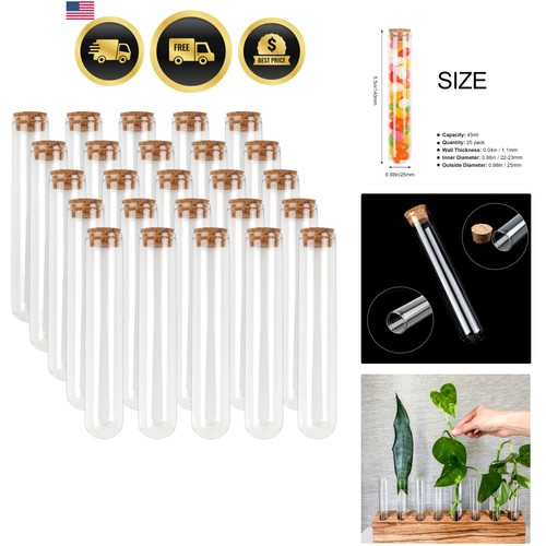 25pcs 50ml glass tubes x - glass,