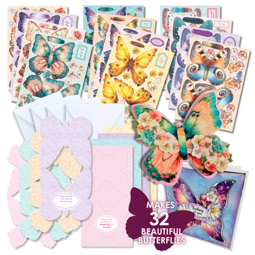 Butterfly shaped card - butterfly,