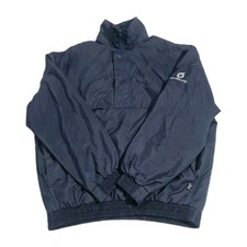 Sunderland of Scotland Golf Jacket Mens Navy Blue Dolphin Waterproof Pullover S