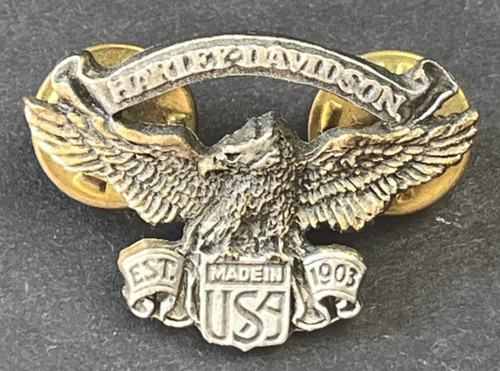 Motorcycle pin badge - motorcycle, harley