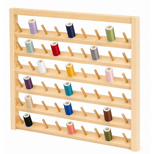 Spool wooden thread rack - 60-spool,