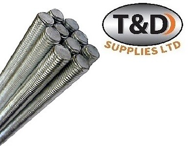 300mm bzp fully - &, threaded