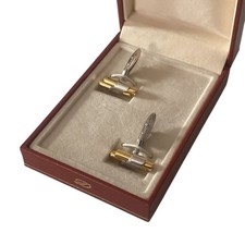 ST DUPONT CUFFLINKS; BOX