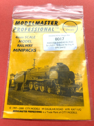 New modelmaster 8017 transfers - new,