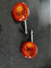 Pair of Indicators Suzuki X7 GP100 GP125 GN125 GS125 GN250 GT Range Chrome