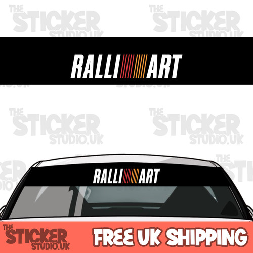 Ralliart sun strip banner - sun,