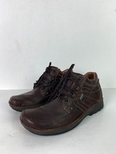 Clarks Brown Leather Lace Up