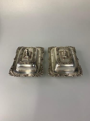 Antique silver plated - antique, butter