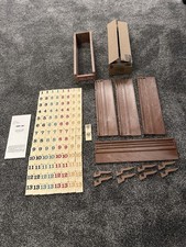 RUMMY JOKE Rummikub Tile Game COMPLETE (106 Tiles, 8 Plastic Feet) 1977 Vintage