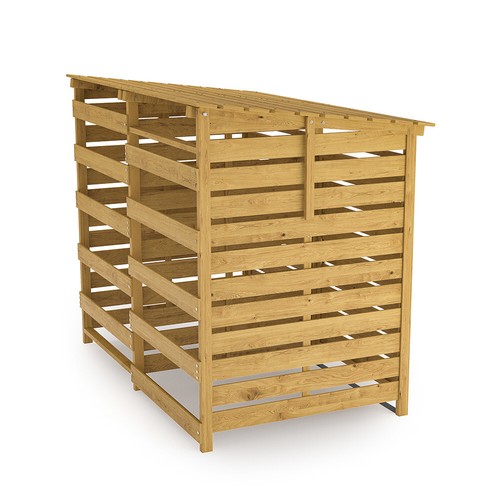 Wheelie bin storage wooden - bin,