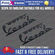 VESPA SIDE & LEGSHIELD Badge EMBLEM raised Sticker for PX T5 GTS GT S LX PK GS