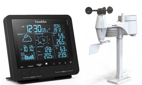 Weather station with msf - with,