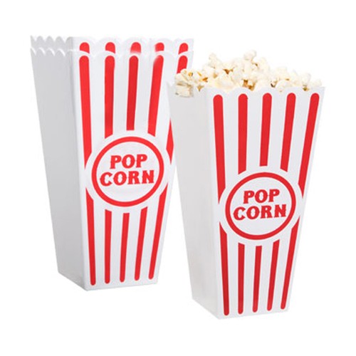 Plastic popcorn containers - plastic,