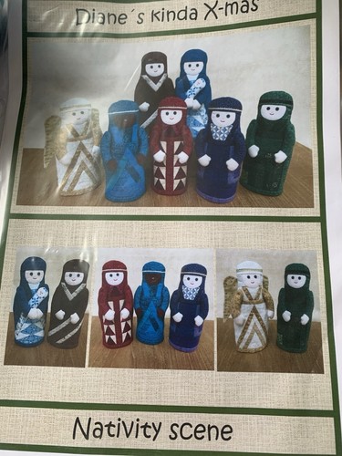 Christmas nativity pattern - nativity, for