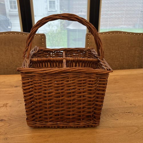 Vintage wicker bottle wine - 4,