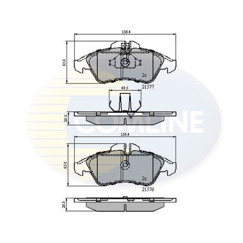 Brake pads set for - brake,