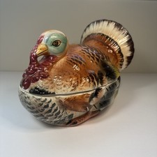 Ceramic Turkey Covered Dish