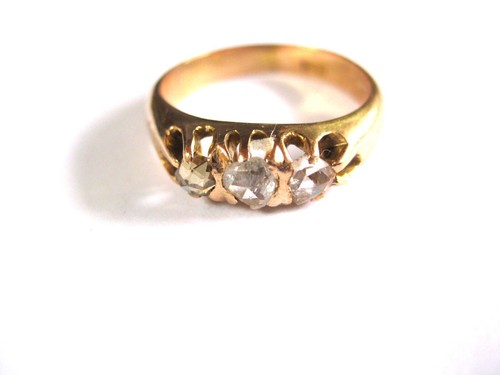 Antique ring rose gold 585 - rose,
