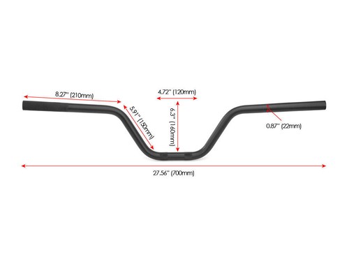 New motorbike ape handlebars - new,