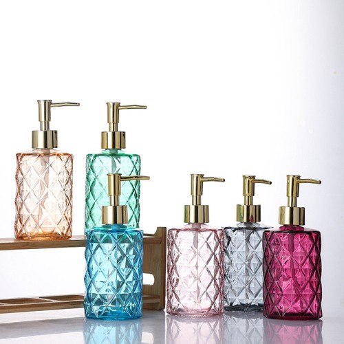 Glass soap dispenser lotion - glass,