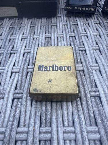 1992 marlboro zippo - zippo, brass