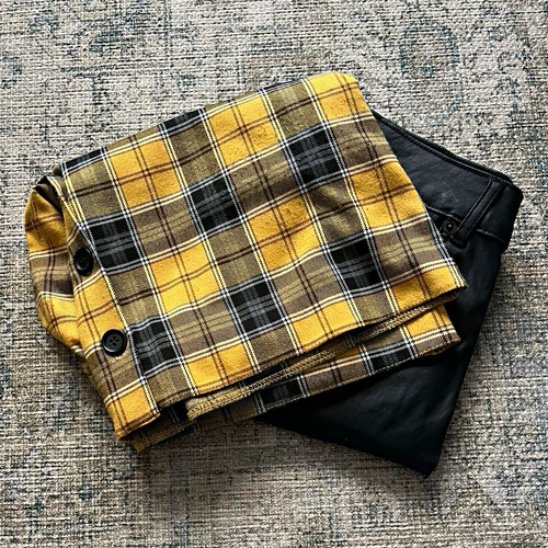 New look yellow - yellow/black, tartan