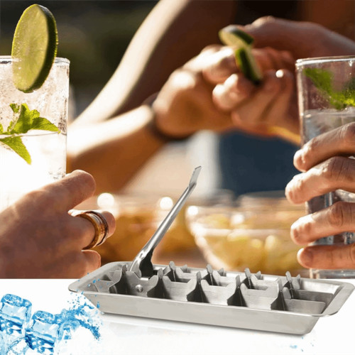 Stainless steel ice cubes mold - cubes,