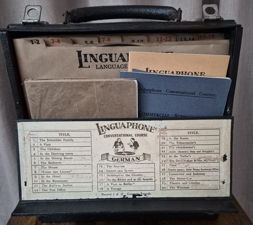 Vintage linguaphone german - vintage,
