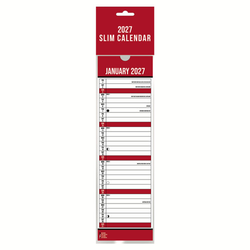 2027 wall slim calendar - 2027,