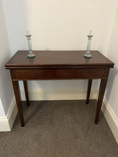 Early Victorian side/console fold over table
