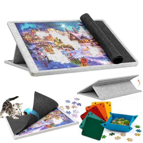 Foldable puzzle board - puzzle,