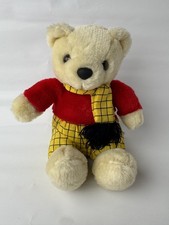 Vintage 80’s Rupert Bear Medium Soft Toy Plush PLAY MARKERS Scarf Retro Toys