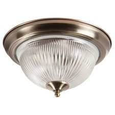 2 Light Antique Brass IP44