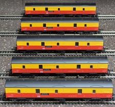 5 Lima L305658a Mk1 GUV General Utility Vans in Satlink Western Red & Yellow