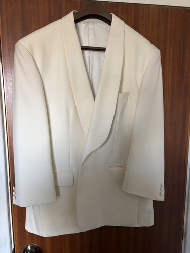 White dinner jacket single - white,