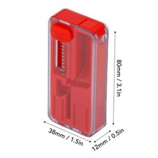 Cigarette Crushball Dispenser 2 Pack Crush Ball Holder Case for Smokes