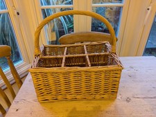 Wicker Wine Bottle Carrier