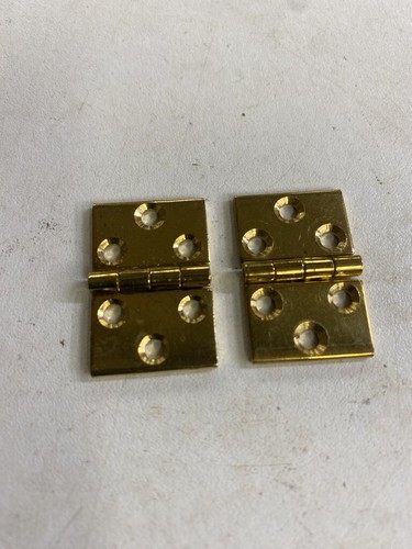 Brass backflap hinges - hinges, 3/4"