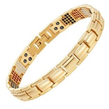 Ladies Gold Titanium Magnetic