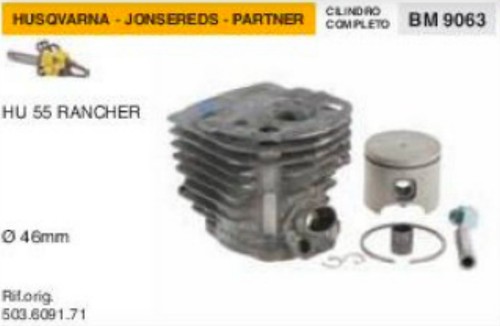 Cylinder and piston - gr.,
