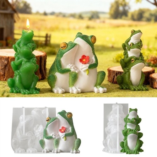 Cute frog resin - 3d,