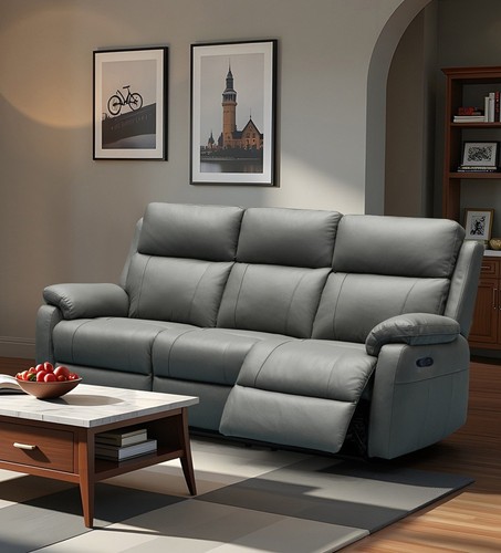 Dark grey italian leather - dark,