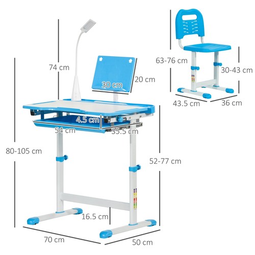 Kids study desk - desk, chair