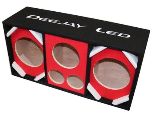 Deejay led d8t2h1red speaker - d8t2h1red,