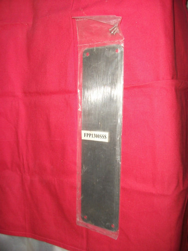 Door plate stainless steel - door,
