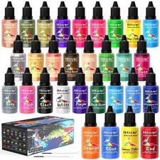 Airbrush Paint Set 30 Colours Air Brush Paint, Water Based